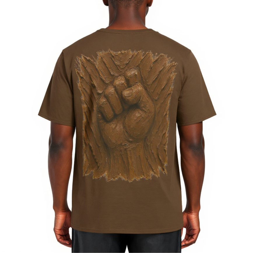 Men's Crewneck Cotton+Polyester Premium T-shirt | "Power" Collection