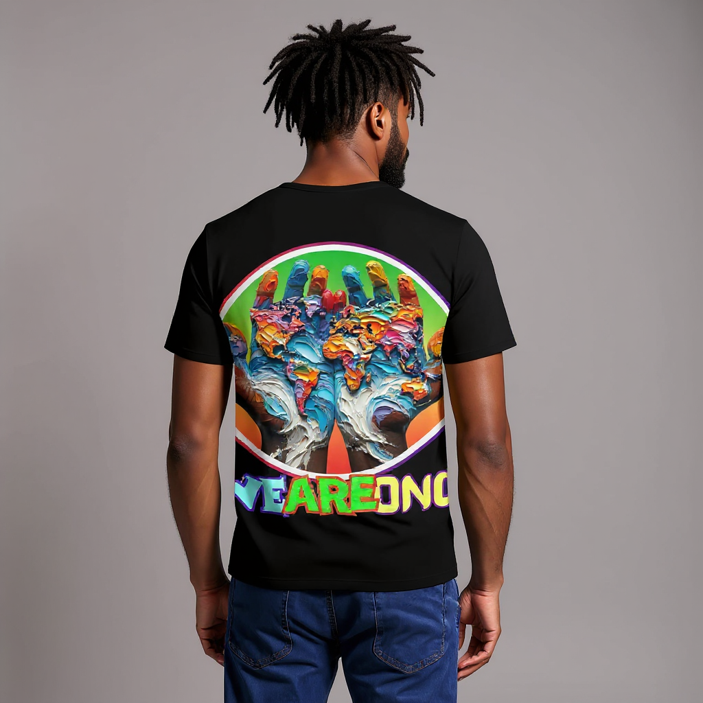 SoftSoul™ V-Neck Tee |"WeAreOne"