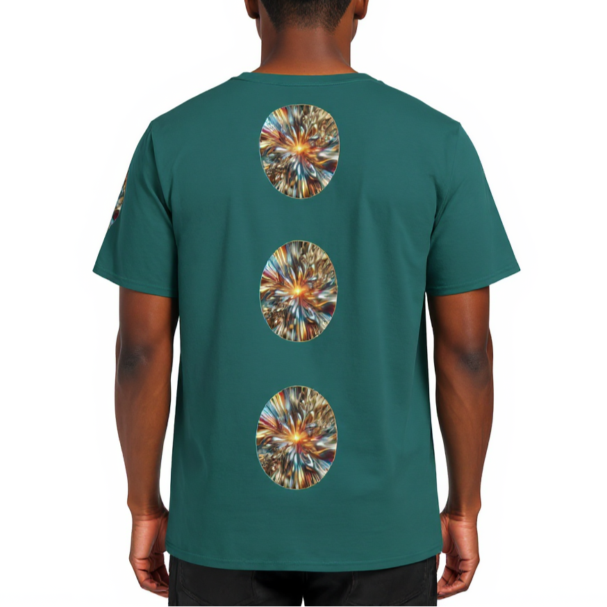 Men's Crewneck Cotton+Polyester Premium T-shirt | "Happiest Man Alive"