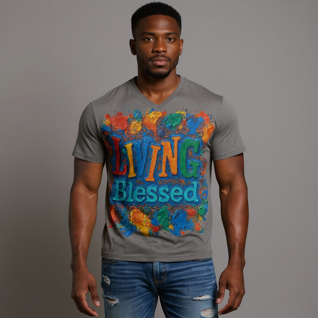 CoolCore™ VibeTech Tee | "Living Blessed"