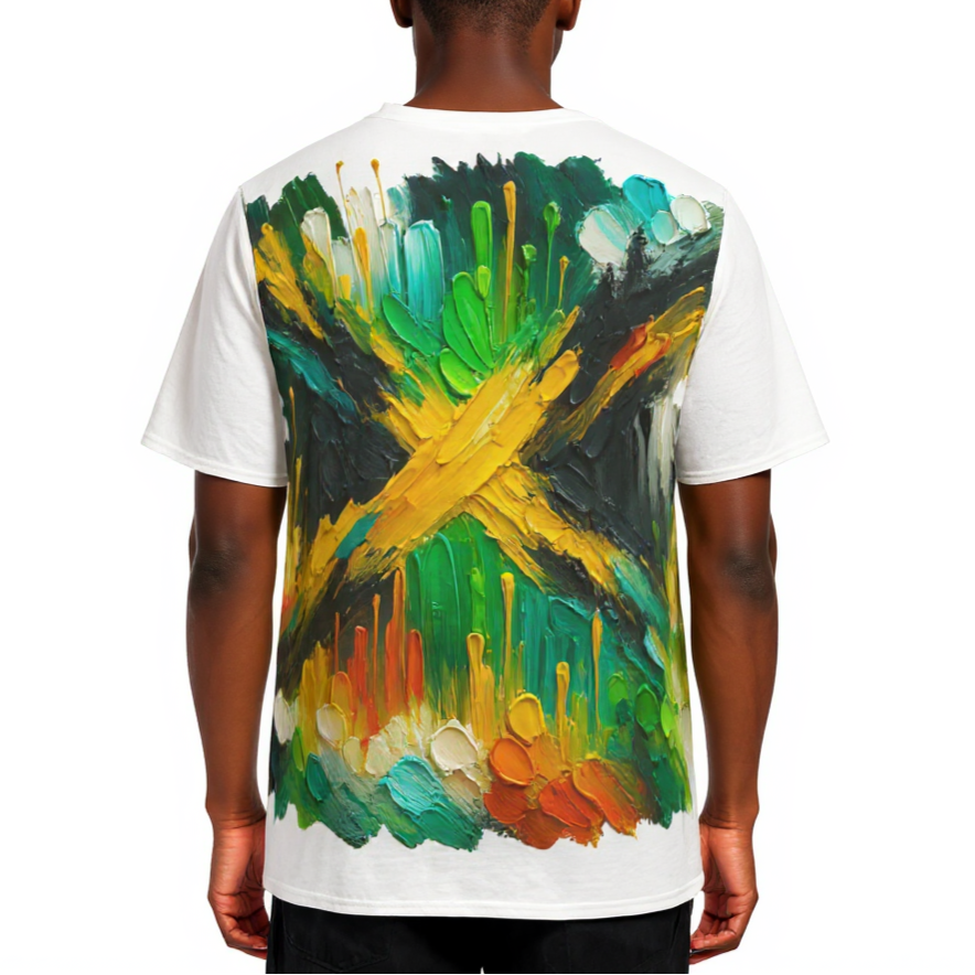 Men's Crewneck Cotton+Polyester Premium T-shirt | "Jamaica"