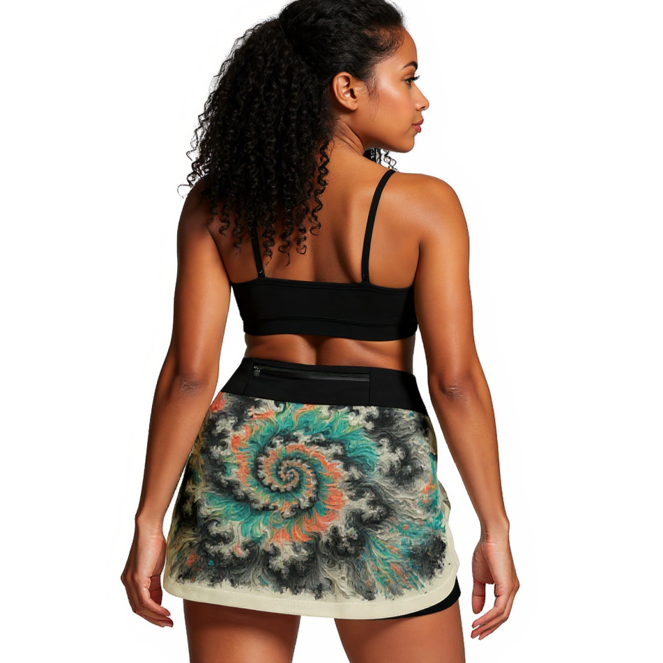 The Vibe & Flow Sport Skort | "TieDye"