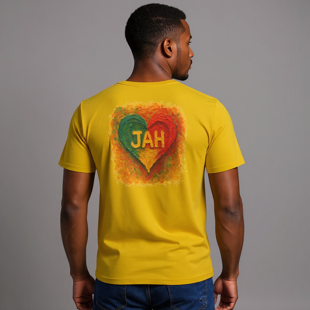 SoftSoul™ V-Neck Tee | "Jah.Ras.Tafari"