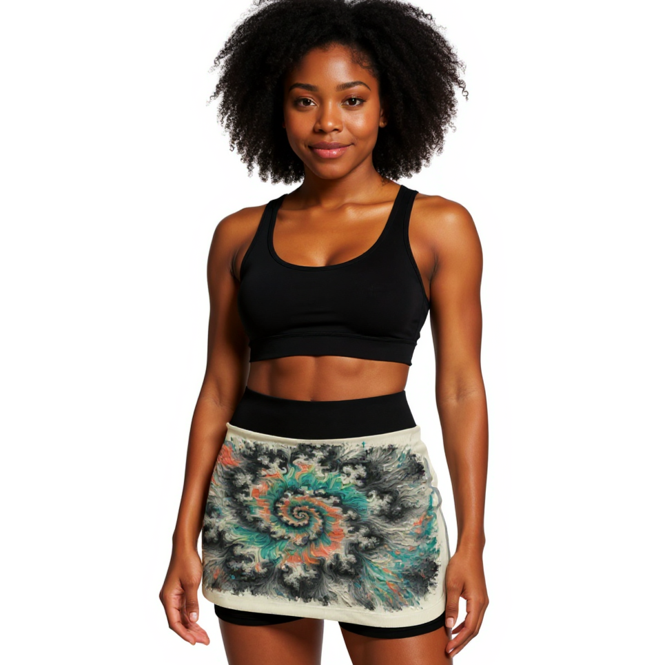 The Vibe & Flow Sport Skort | "TieDye"