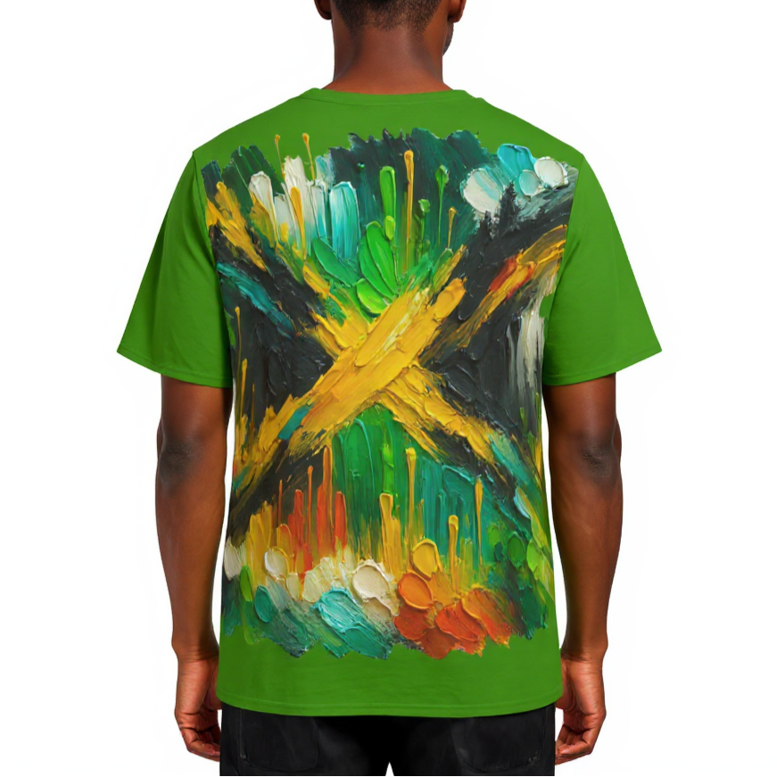 Men's Crewneck Cotton+Polyester Premium T-shirt | "Jamaica"