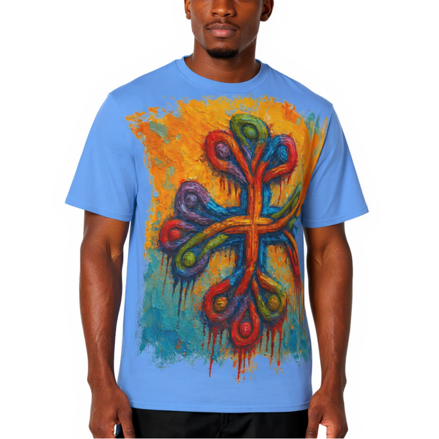 Men's Crewneck Cotton+Polyester Premium T-shirt | "Unity"