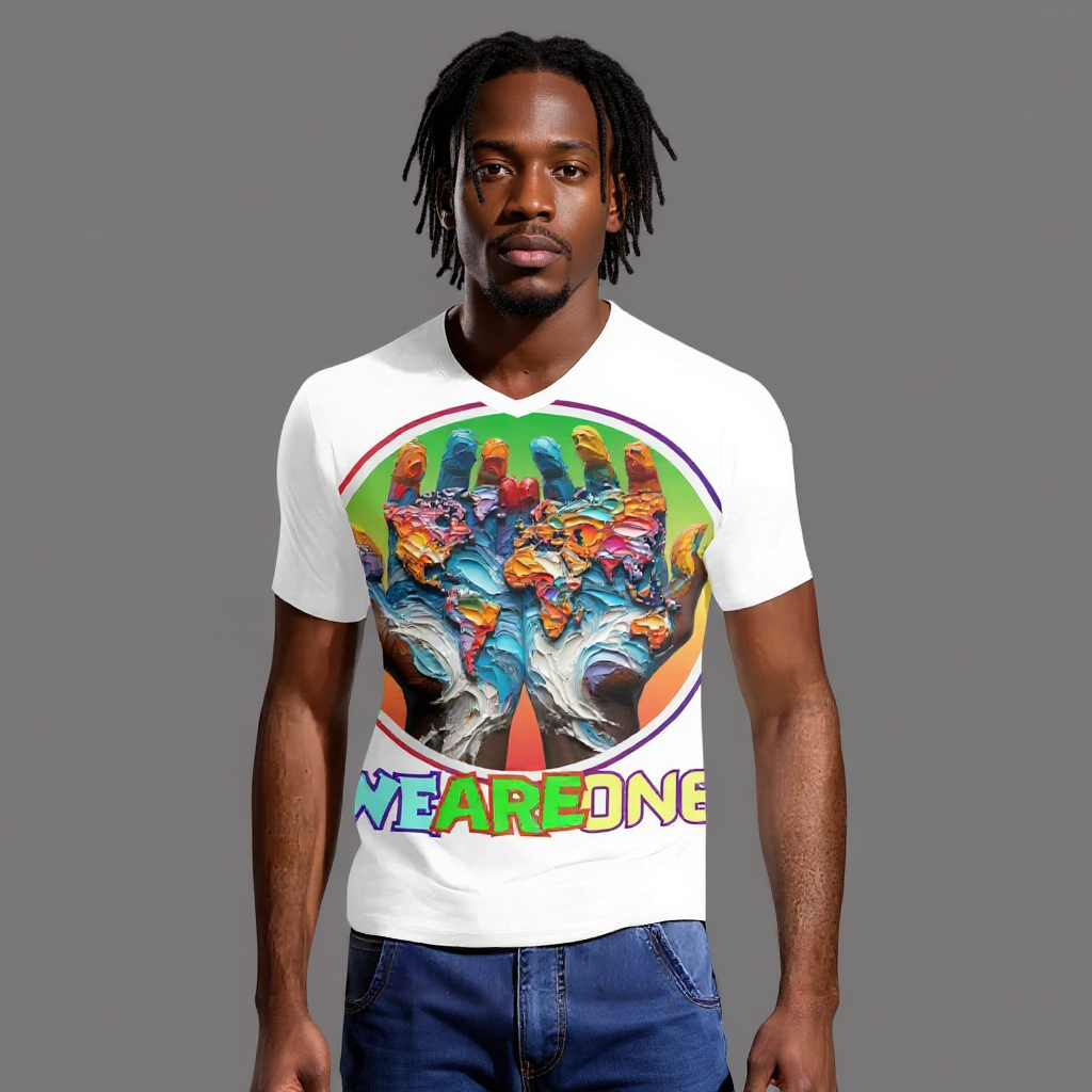 SoftSoul™ V-Neck Tee |"WeAreOne"