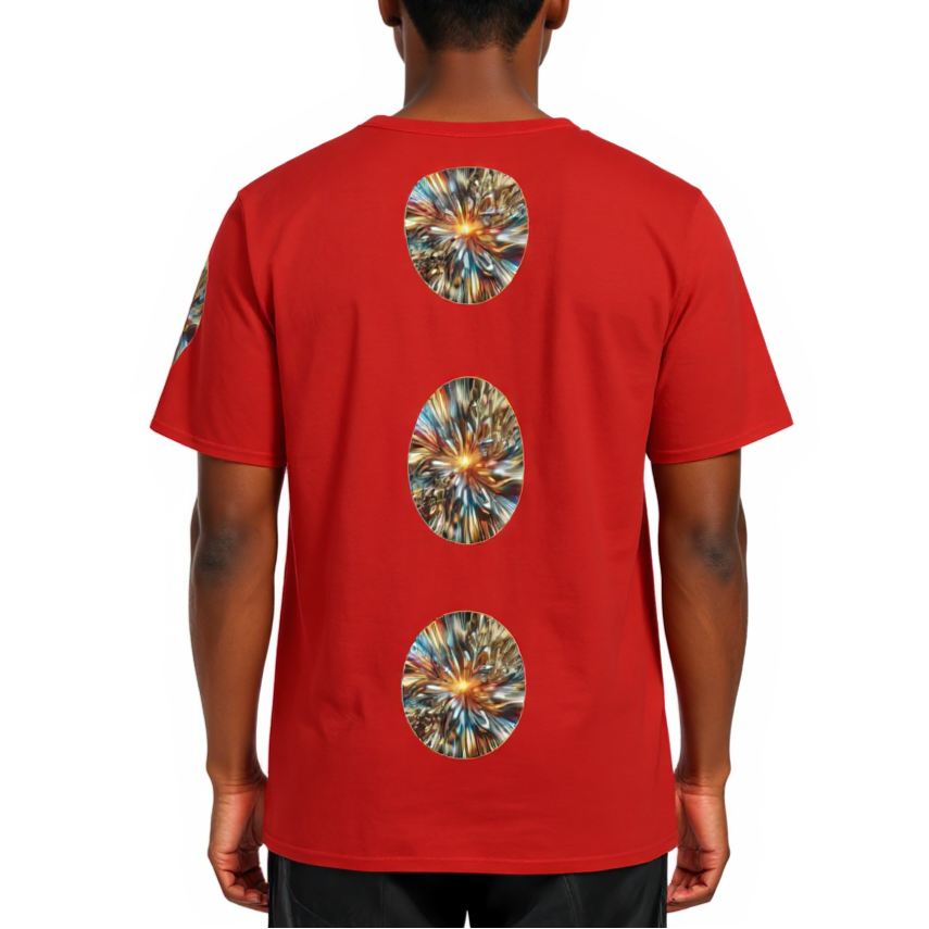 Men's Crewneck Cotton+Polyester Premium T-shirt | "Happiest Man Alive"