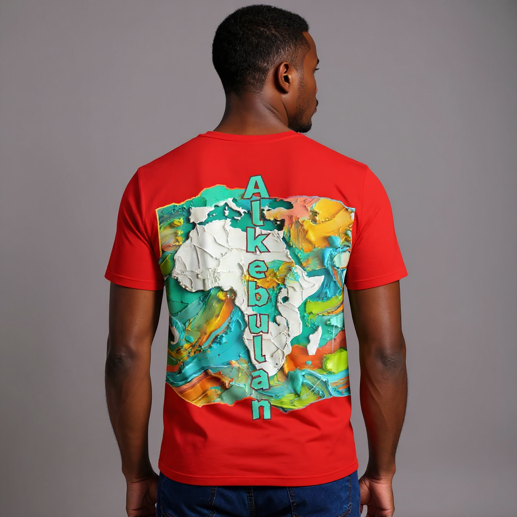 SoftSoul™ V-Neck Tee | "Alkebulan"