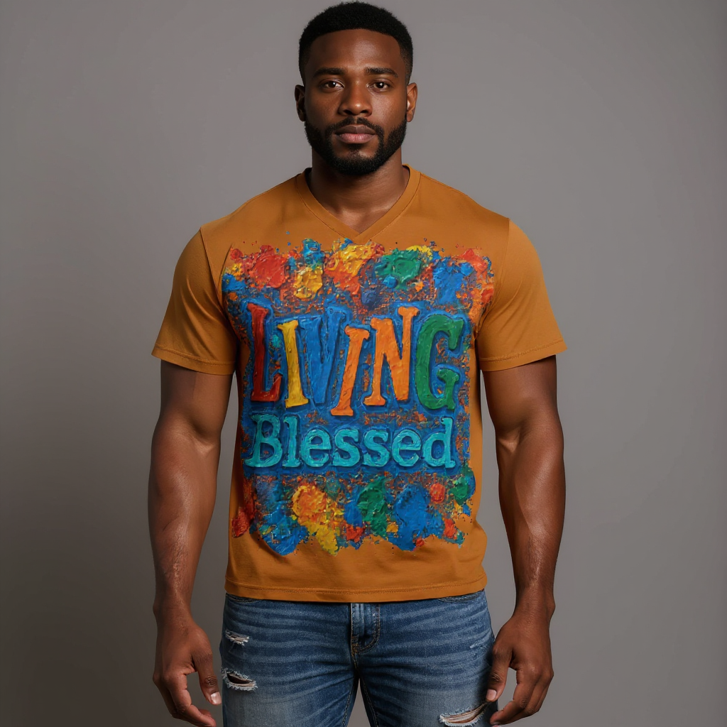 CoolCore™ VibeTech Tee | "Living Blessed"