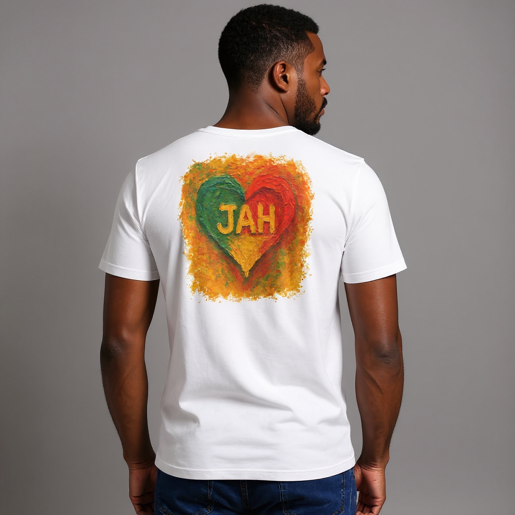 SoftSoul™ V-Neck Tee | "Jah.Ras.Tafari"