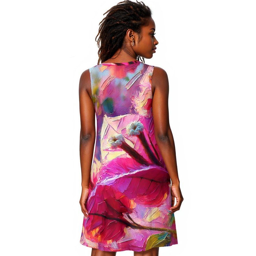 Island Breeze Casual Pocket Dress| "Floral Prints"