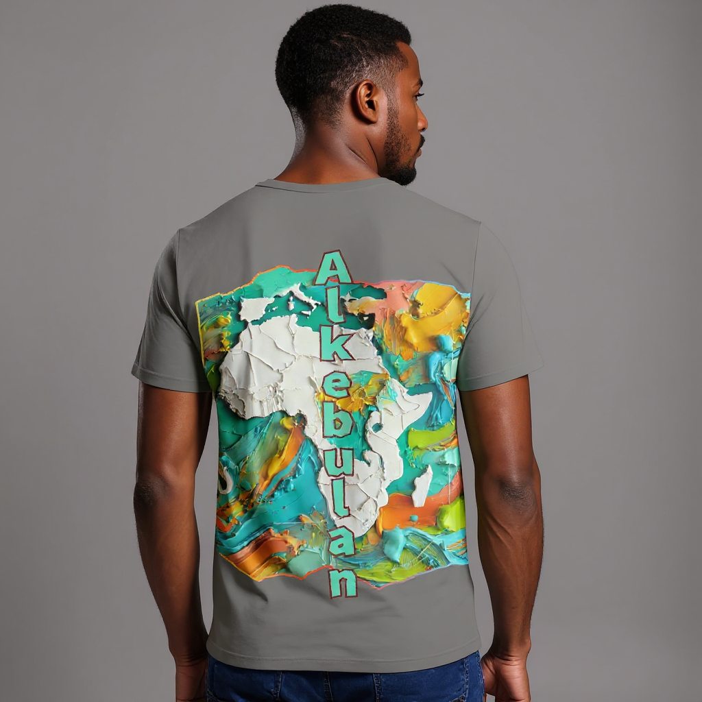 SoftSoul™ V-Neck Tee | "Alkebulan"