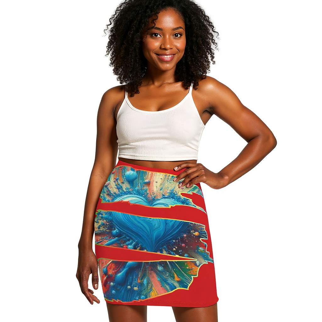 Island Goddess Wrap Skirt – Curve-Hugging Chic for Every Vibe|"Love"