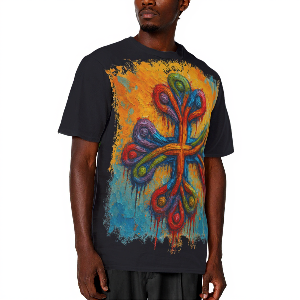 Men's Crewneck Cotton+Polyester Premium T-shirt | "Unity"