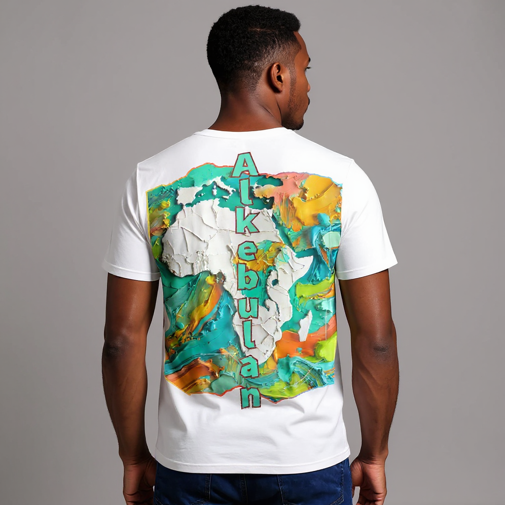 SoftSoul™ V-Neck Tee | "Alkebulan"