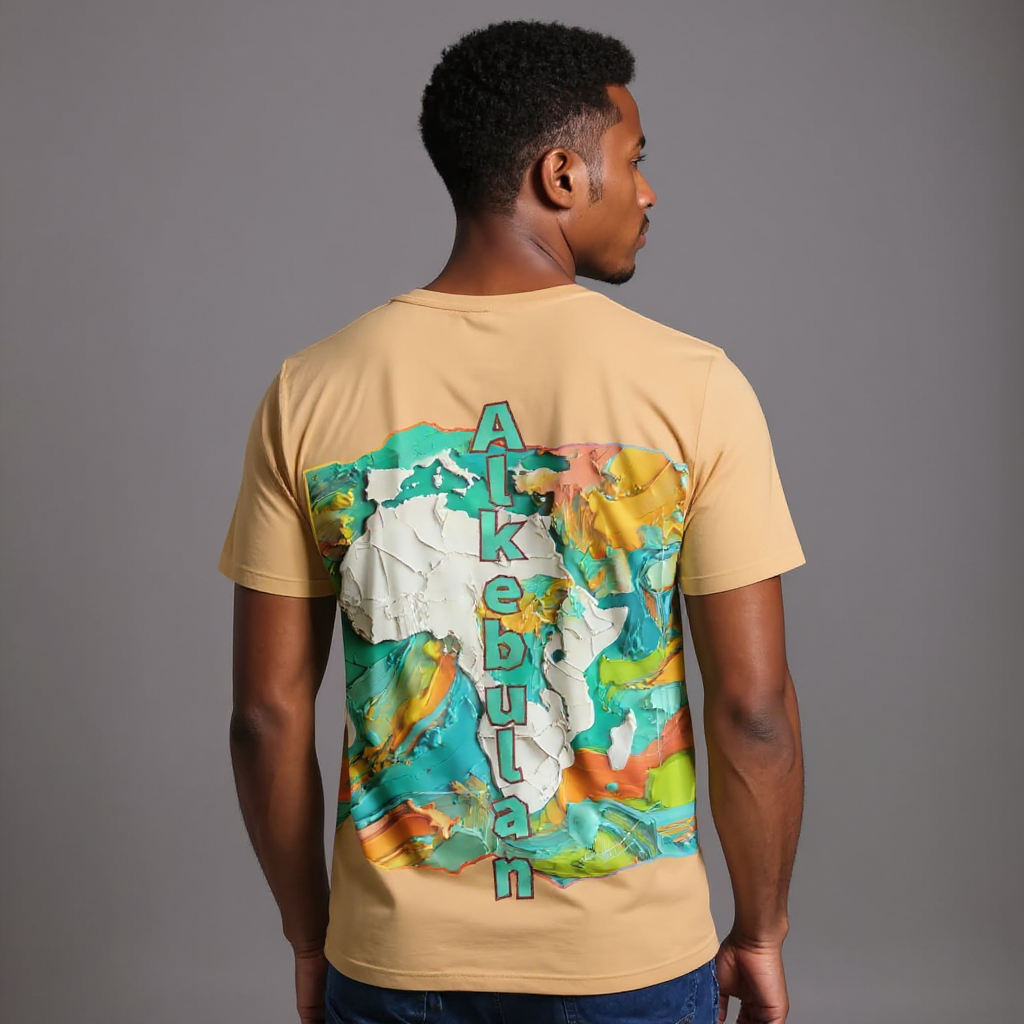 SoftSoul™ V-Neck Tee | "Alkebulan"