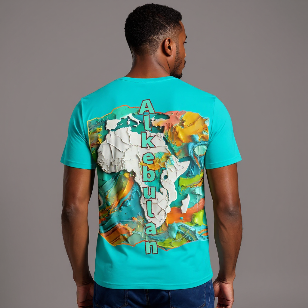 SoftSoul™ V-Neck Tee | "Alkebulan"