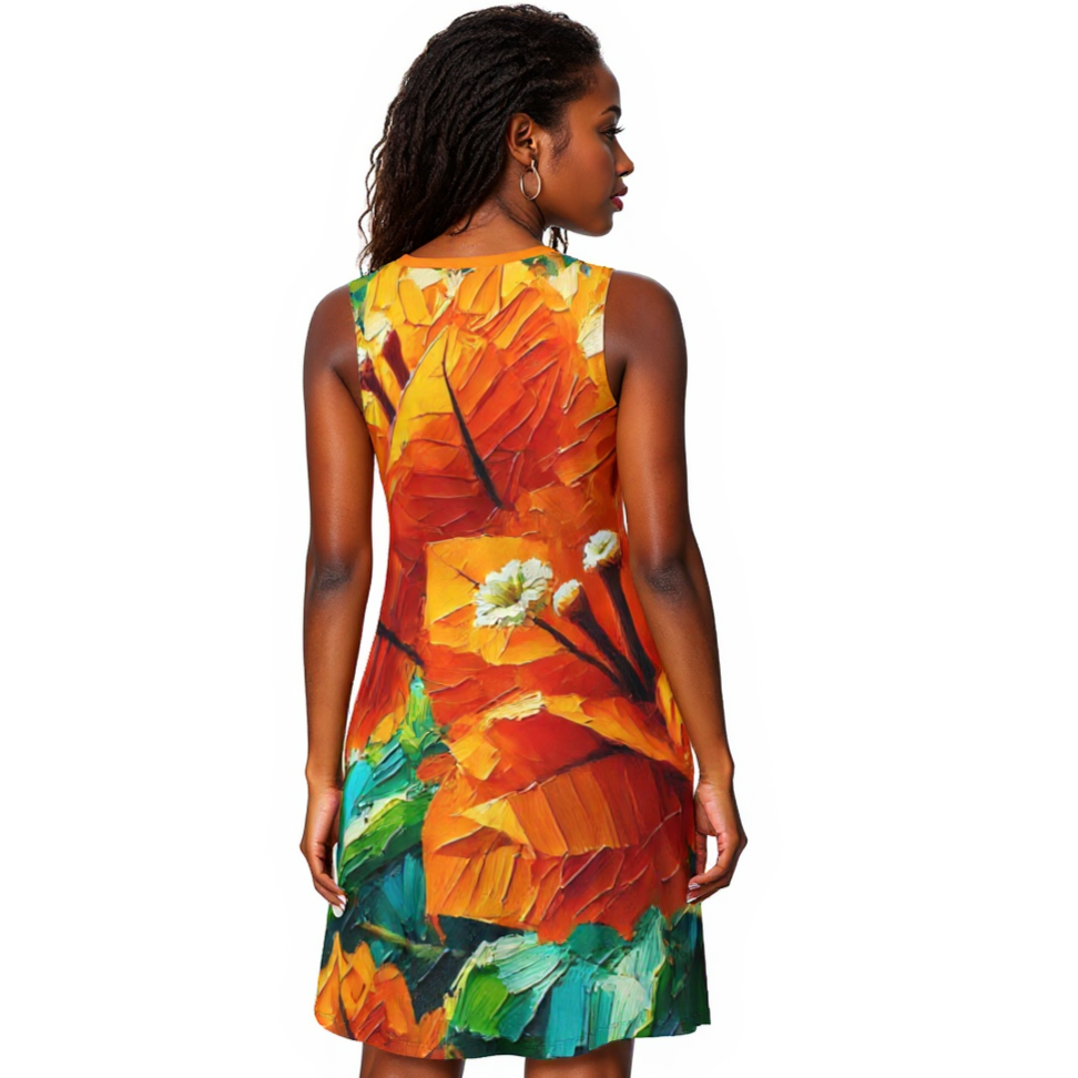 Island Breeze Casual Pocket Dress| "Floral Prints"