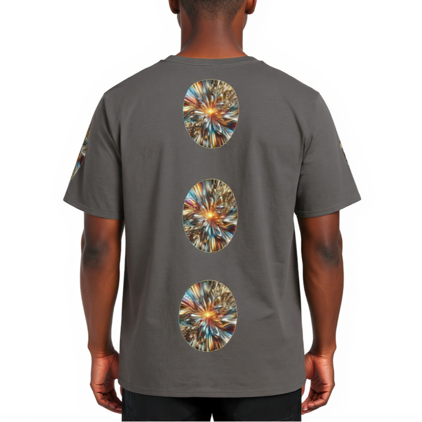 Men's Crewneck Cotton+Polyester Premium T-shirt | "Happiest Man Alive"