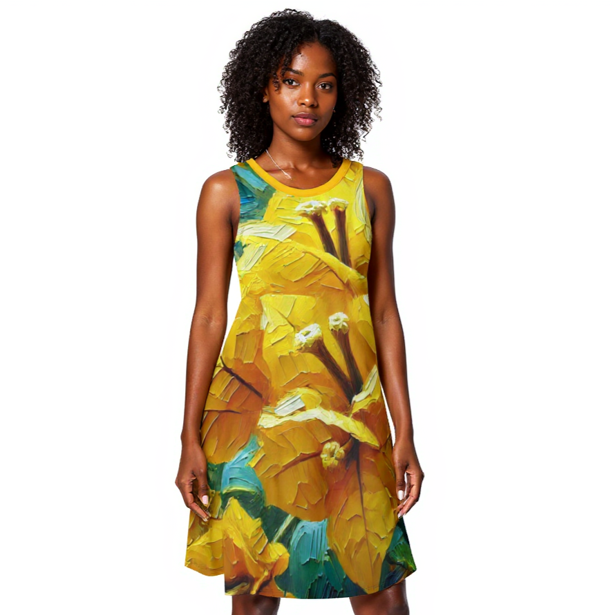 Island Breeze Casual Pocket Dress| "Floral Prints"