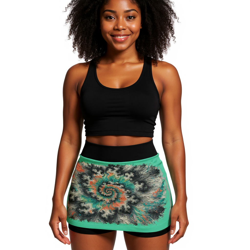 The Vibe & Flow Sport Skort | "TieDye"