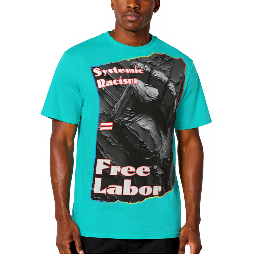 Men's Crewneck Cotton+Polyester Premium T-shirt | "Systemic Racism"