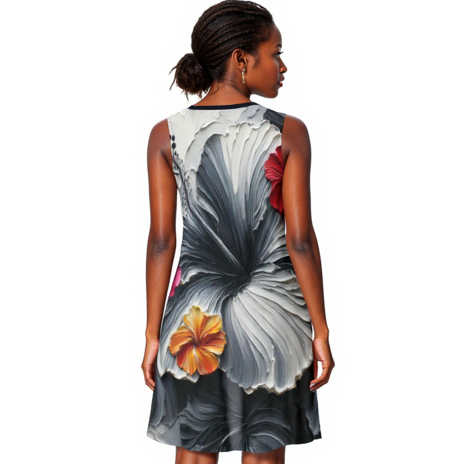 Island Breeze Casual Pocket Dress| "Floral Prints"