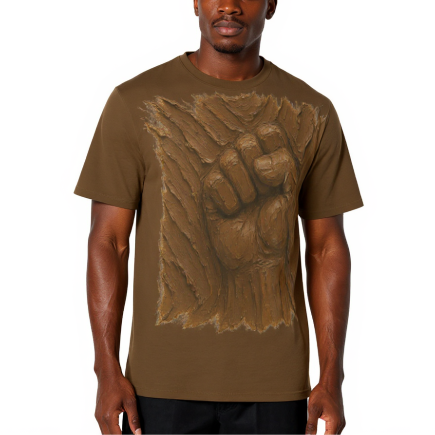 Men's Crewneck Cotton+Polyester Premium T-shirt | "Power" Collection