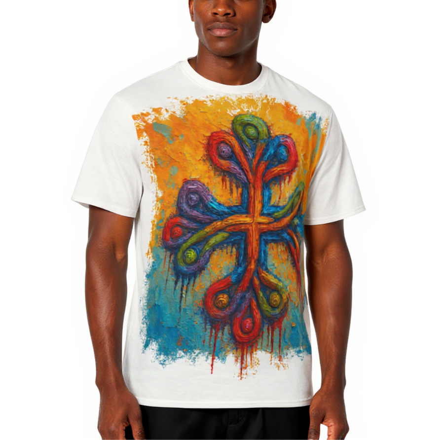 Men's Crewneck Cotton+Polyester Premium T-shirt | "Unity"