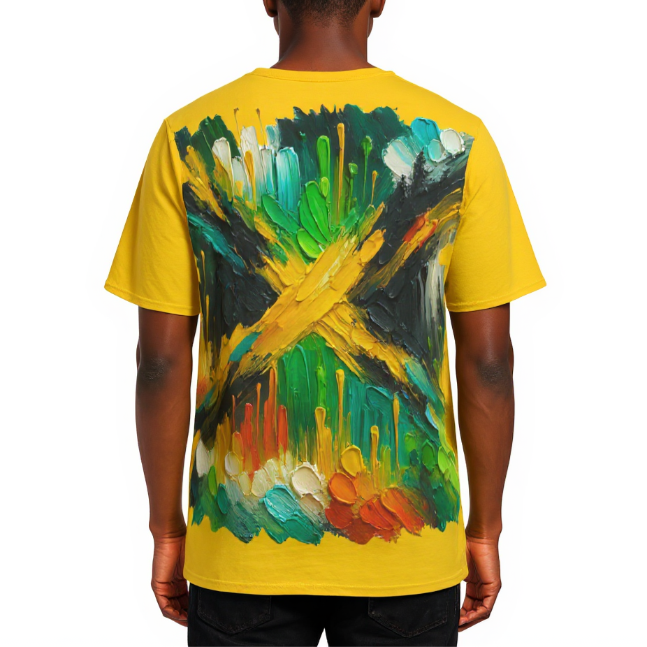 Men's Crewneck Cotton+Polyester Premium T-shirt | "Jamaica"