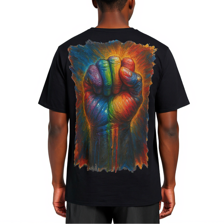 Men's Crewneck Cotton+Polyester Premium T-shirt | "Power" Collection