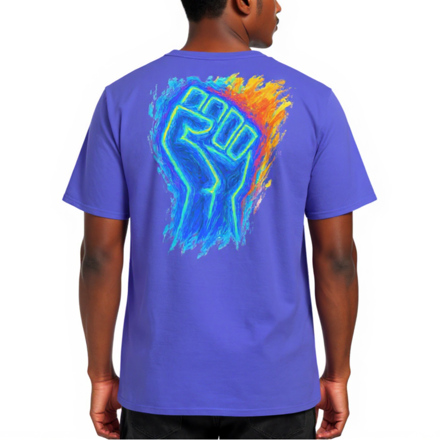 Men's Crewneck Cotton+Polyester Premium T-shirt | "Power" Collection