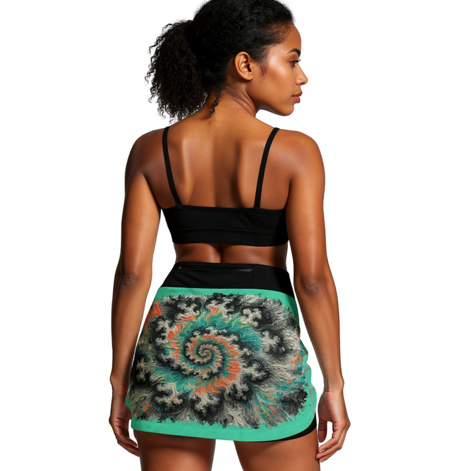 The Vibe & Flow Sport Skort | "TieDye"