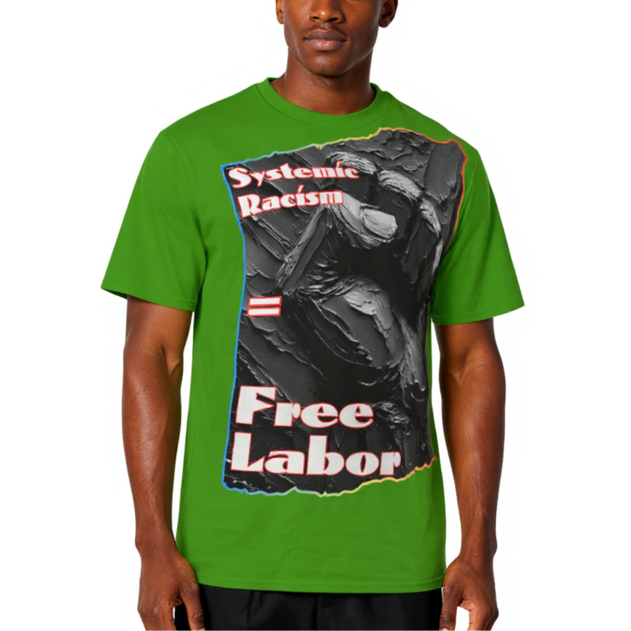 Men's Crewneck Cotton+Polyester Premium T-shirt | "Systemic Racism"