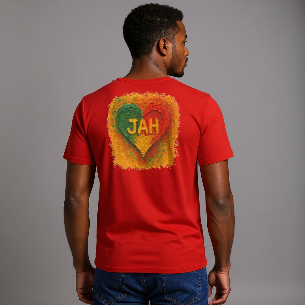 SoftSoul™ V-Neck Tee | "Jah.Ras.Tafari"