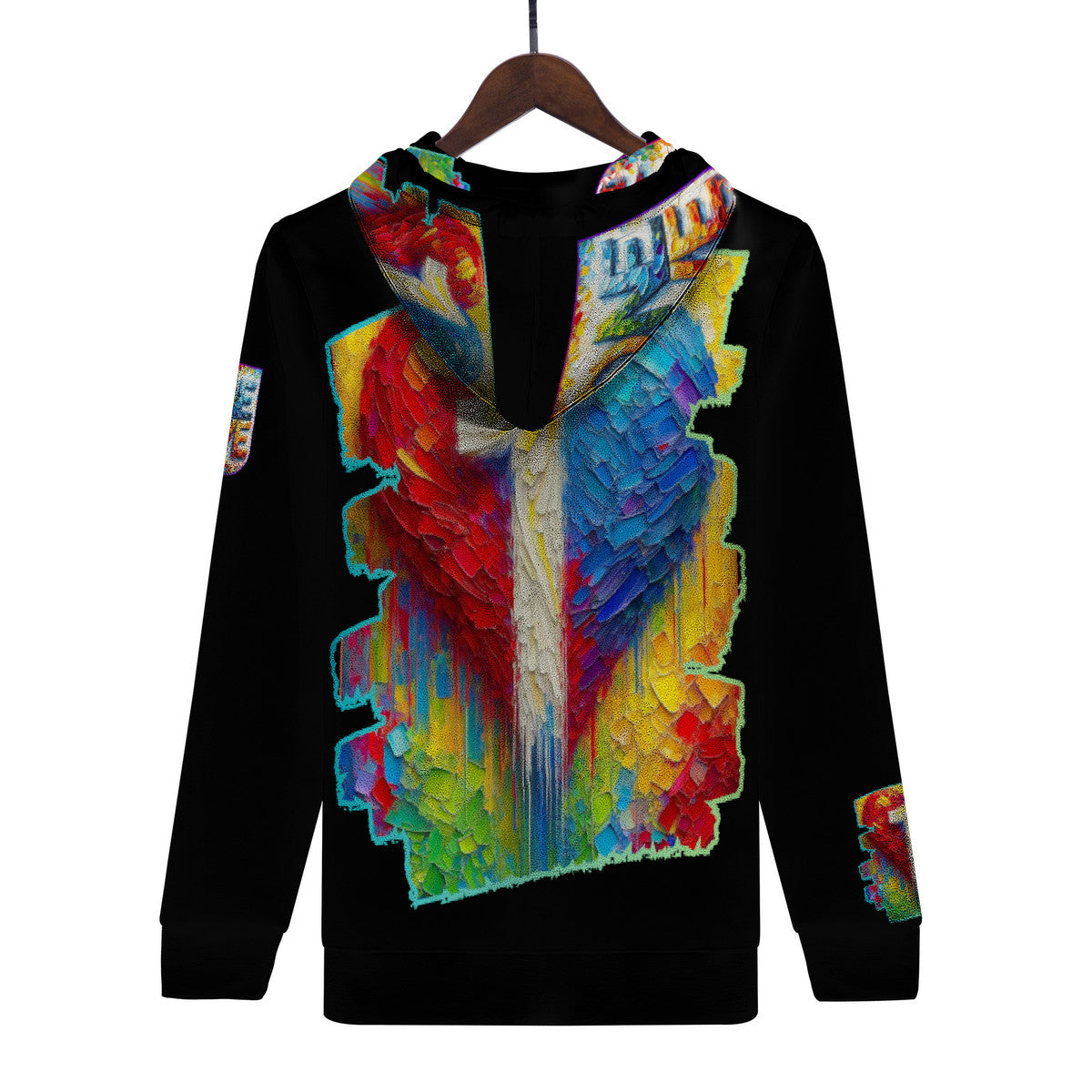 Men's All Over Print Soft & Warm Hoodie "One Love"